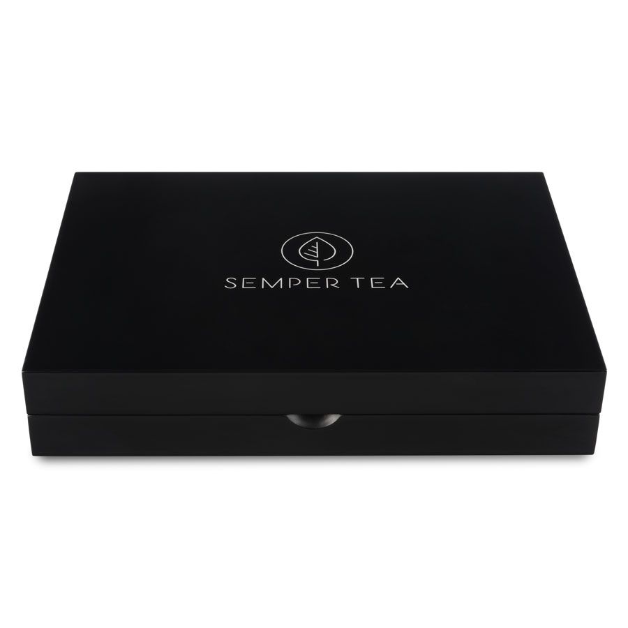 mejor oferta caja expositora de tes set de regalo con te ecologico valioso semper tea
