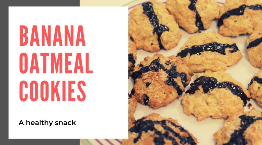 Tea Pu-erh Vanilla and Banana Oatmeal Cookies | A healthy snack