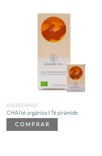 comprar te chai ecologico bolsita piramide semper tea