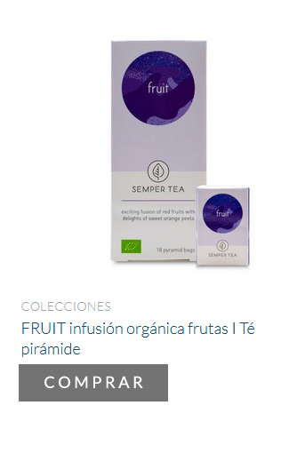 comprar te de frutas ecologico bolsita piramide semper tea