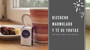 Bizcocho marmolado y te de frutas, una merienda vegana para golosos semper tea