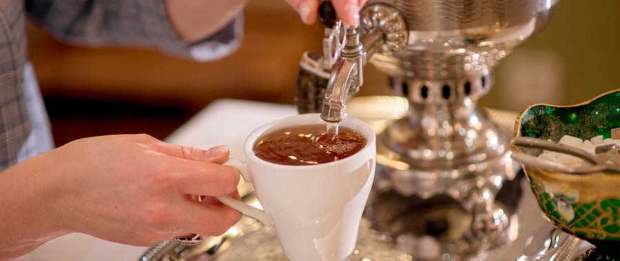 Kostenfreie Getränkeoptionen im Hotel semper tea