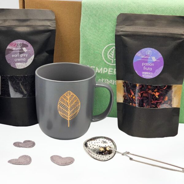 Tés cestas regalo | Té a granel y taza de lujo - Imagen 3